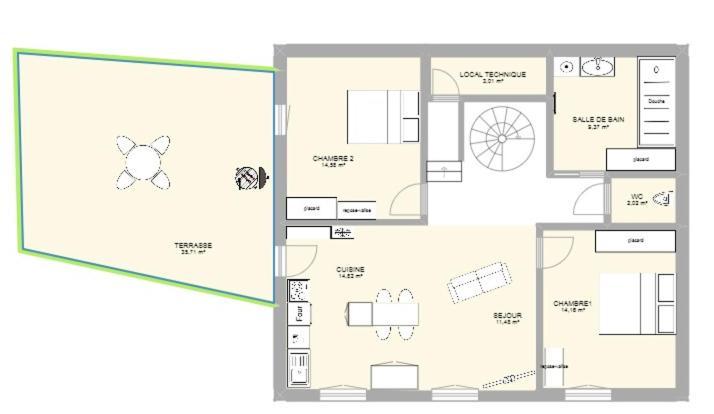 Ferienwohnung Les Tuileries De Lencieux Gigondas Exterior foto